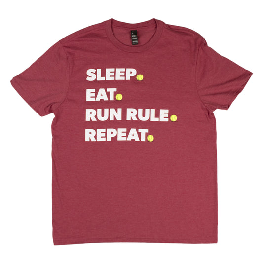 Sleep. Eat. Run Rule. Repeat T-shirt